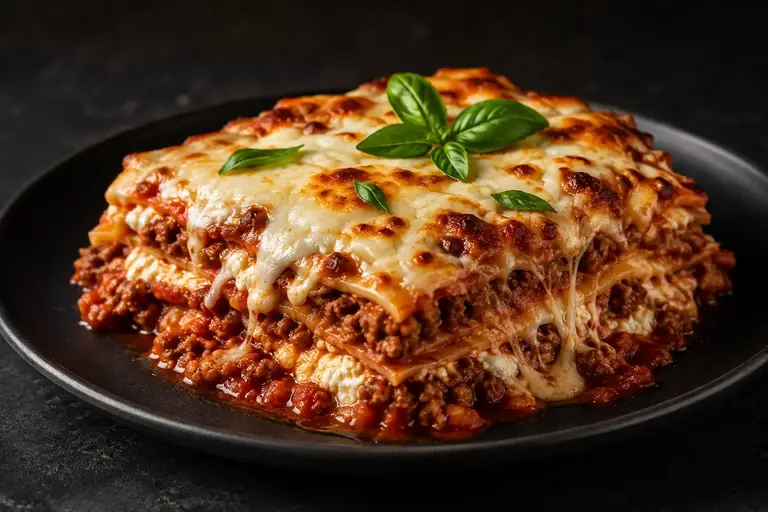 Baked Italian lasagna from Ferrara Pizza & Pasta near Waterford Lakes